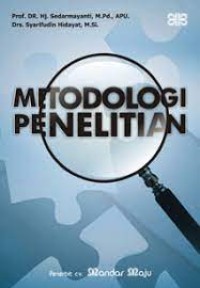 Image of Metodologi Penelitian